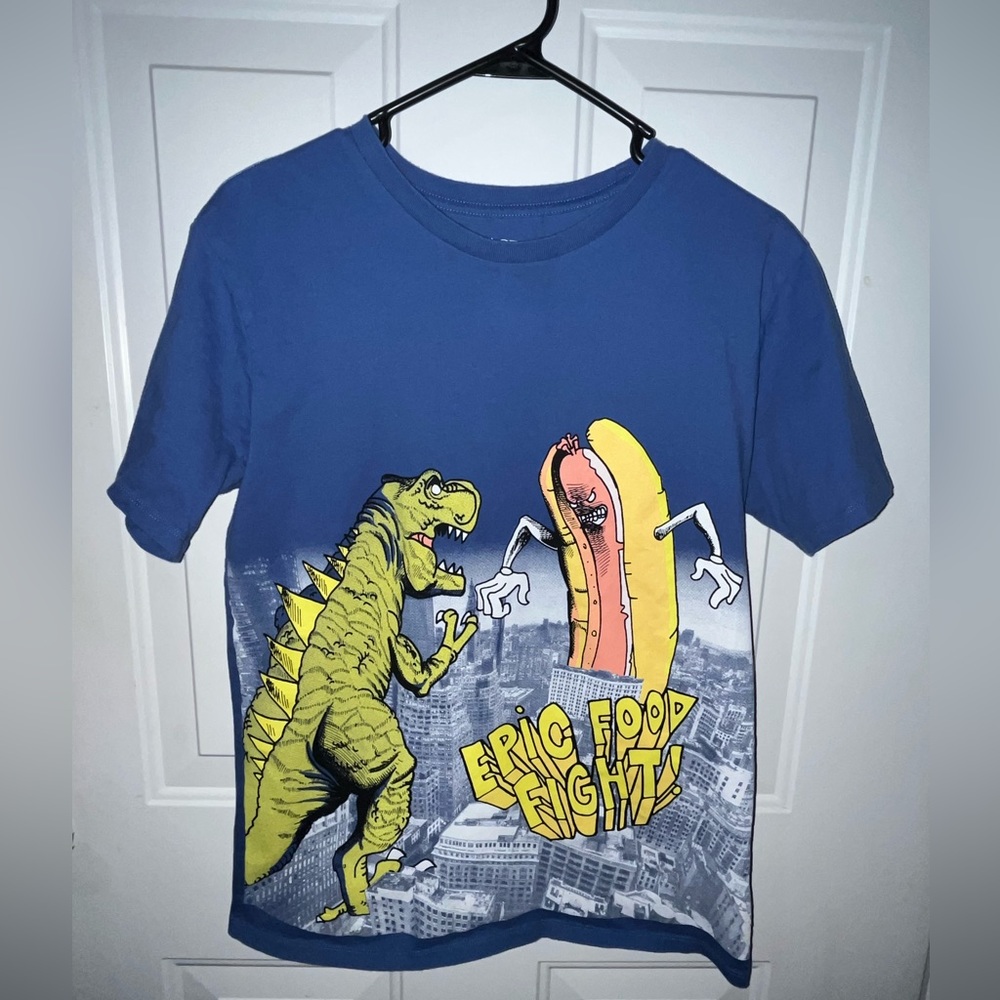EUC Children’s Place Boy’s “Epic Food Fight” Graphic Tee - Sz XXL/16
